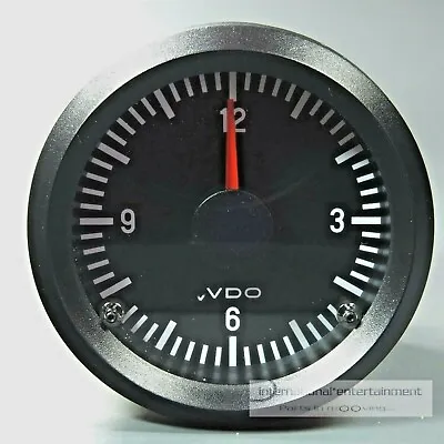 £68.55 • Buy VDO QUARTZ WATCH - TIME CLOCK ELECTRIC CLOCK INSTRUMENT INDICATOR 12V 52mm  