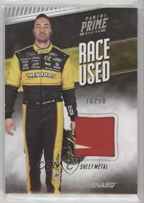 2018 Panini Prime Racing Race Used Sheet Metal /50 Paul Menard #RU-PM • $4.85