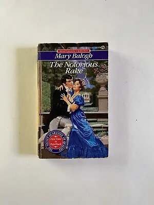 THE NOTORIOUS RAKE By MARY BALOGH 1st Print Signet Regency Historical Romance • $9.99
