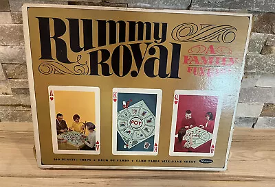 Vintage 1965 Rummy Royal Card Board Game Set By Whitman #4804! Complete Read De • $19.90