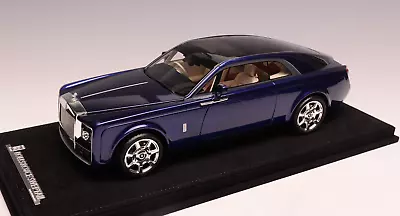 1/18 AB Models Rolls Royce Sweptail In Dark Blue Suede Base Limited 99 Pieces • $127.50