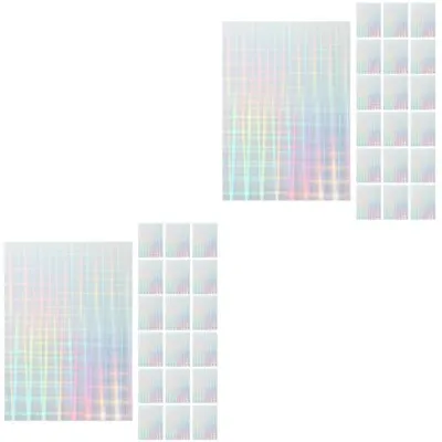  40 Sheets Holographic Printing Paper Large Label Stickers Laser • £27.99