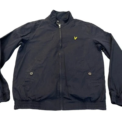 £22.99 • Buy Men’s Lyle & Scott Harrington Bomber Jacket Tartan Lining Size Medium 