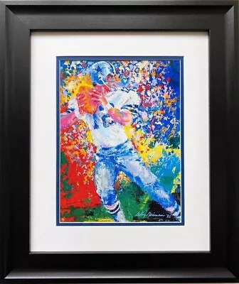 LeRoy Neiman  Roger Staubach  FRAMED New Art Texas NFL • $99.99