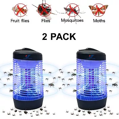 2 PCS Lamp Fly Control Electronic Mosquito Killer Bug Insect Zappers 1800V • $29.49