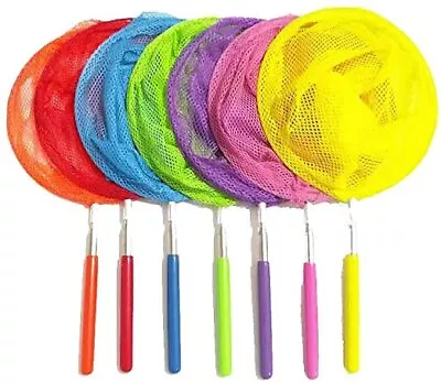 Kid Extendable Telescopic Fishing Net Sea Pond Bug Butterfly Catcher 2.8 FT LONG • £2.99