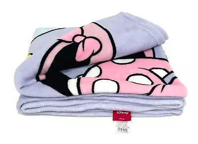 46in X 60in Minnie Mouse Kids' Throw Blanket Purple NWOT • $10.99