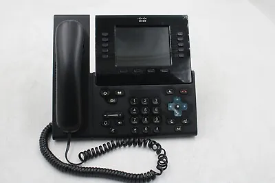 Cisco CP-8961 UC Unified 10-Line VoIP Business Phone With Stand & Handset • $14.99