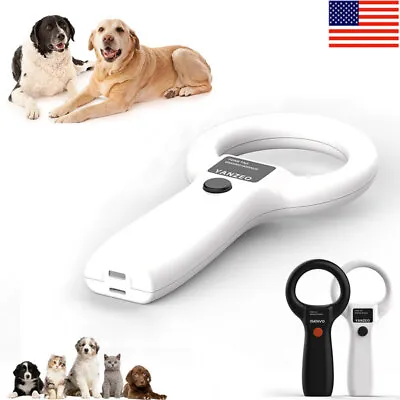 Pet Dog Cat ID Microchip Scanner 125kHz 134kHz ISO FDX-B ID64 RFID Tag Reader • $13.01