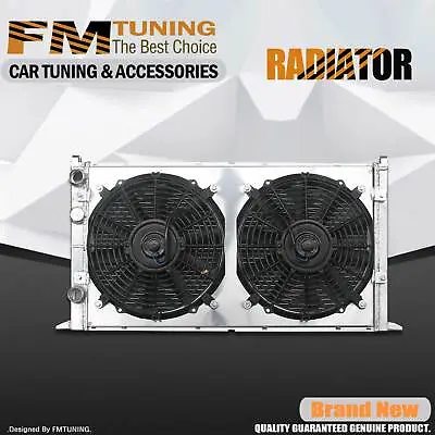 Golf GTI VR6 Jetta Radiator Fan Shroud For Volkswagen 94- V6 Aluminum 2 Row 2094 • $999