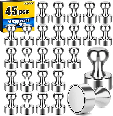 FINDMAG 45 Pack Fridge Magnets For Whiteboard Strong Refrigerator MagnetsSmall • $17.99