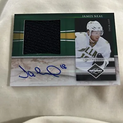 2010-11 Panini Limited James Neal Auto /49 Jersey Patch Card - TCCCX TW • $15