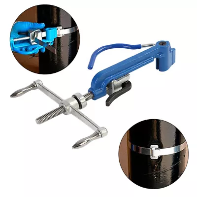 Metal Strapping Banding Tool Tensioner Bander Stainless Steel Strapping Kit US • $23.76