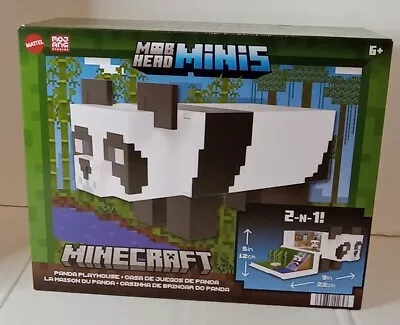 Minecraft Mob Head Minis Toys Panda Playhouse Playset NIB • $29.99