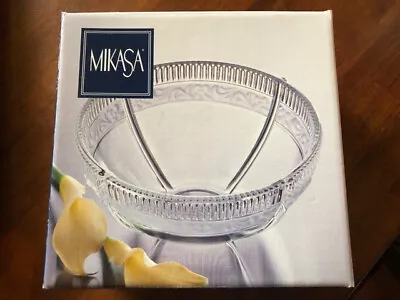 NIB NOS Mikasa Italian Countryside Bowl Clear Frosted 8.25 Giftware 8 • $32.92