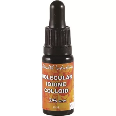 NEW Fulhealth Industries Molecular Iodine Colloid 3% W/w 10ml • $28.89