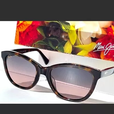NEW! Maui Jim Canna RS769-10 Dark Tortoise Maui Rose Polarized Sunglasses NIB!!! • $158.88