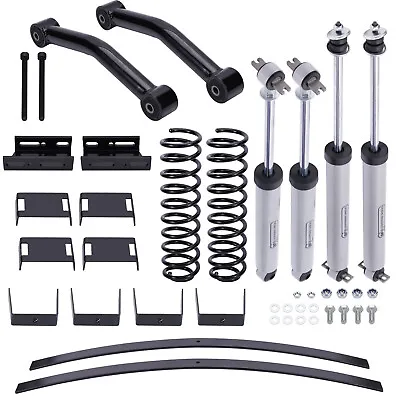 3  Lift Kit For Jeep Cherokee XJ 2WD 4WD 1984-2001 Coil Springs + Shocks • $327.99