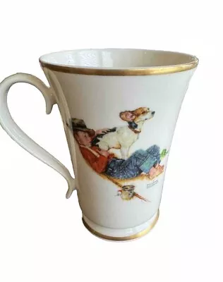 Norman Rockwell Gorham Collectable Limited Edition Mug 1984 “A Boy And His Dog” • $14.99