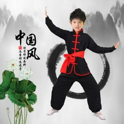 Chinese Kung Fu Wushu Martial Arts Uniform Tai Chi Performance Clothing Kids  • $17.47