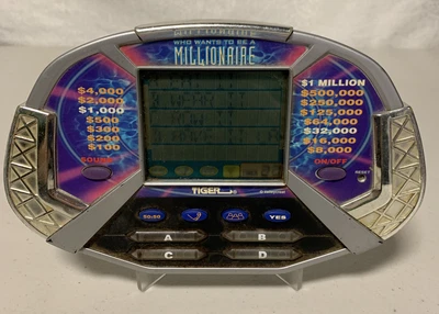 £11.38 • Buy Who Wants To Be A Millionaire Handheld Electronic Game (Tiger 2000) Tested