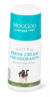 $26.99 • Buy Moogoo Fresh Cream Deodorant 60ml X2 - Bundle Saver Deal
