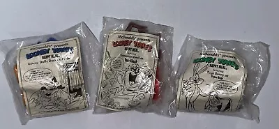 1991 McDonald’s DC Looney Tunes Happy Meal Toys Daffy Duck Taz-Flash Bugs Bunny • $21