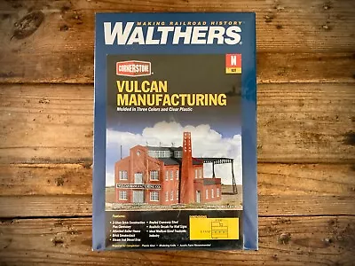 NEW Walthers Cornerstone Vulcan Manufacturing N Scale Model Kit 933-3233 Train • $34