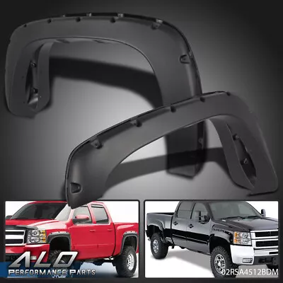 Fit For 99-06 Chevy Silverado Sierra Pocket Style Bolt On Rivet Fender Flares • $79.80