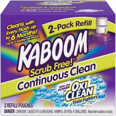 Kaboom Scrub Free Toilet Cleaner Refill 2-Count • $13.49