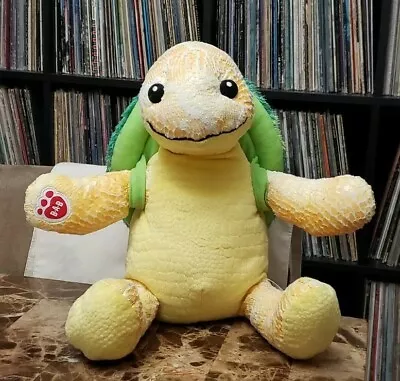 Build-A-Bear Yellow Sea Marine Turtle 17  Plush Textures  Green  Removable Shell • $15