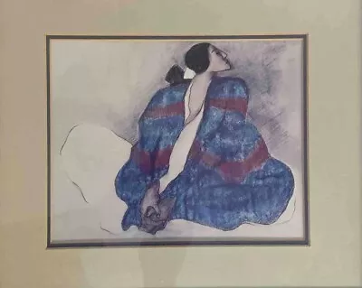 R. C. Gorman Art Print Southwest Native Woman Framed 15”x13” - Matted • $31.99