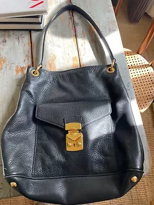 Miu Miu Black Leather Bag Vintage Style • £125