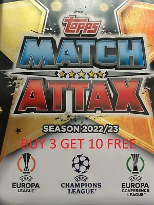£0.99 • Buy Match Attax 2022/23 22/23 Champions League  Base Cards #1 - #189