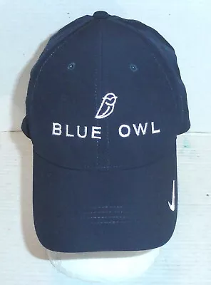 Nike Dri-Fit Blue Owl Unisex Adult Hook & Loop Adjustable Embroidered Hat Navy • $15.99