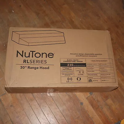 NuTone Non-Ducted Range Hood White 30  - Dented On Right Side Of Vent And Lid • $54.24