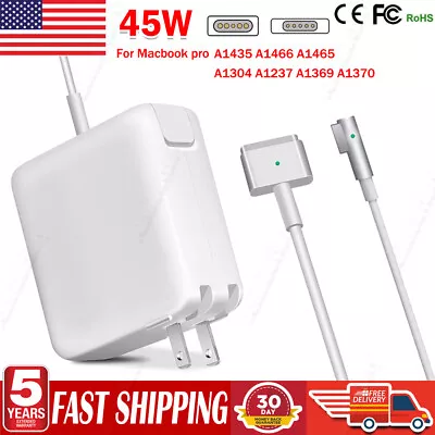 45W Adapter Charger For Macbook Air 11  13  A1466 A1465 A1435 A1369 A1370 A1269 • $12.95