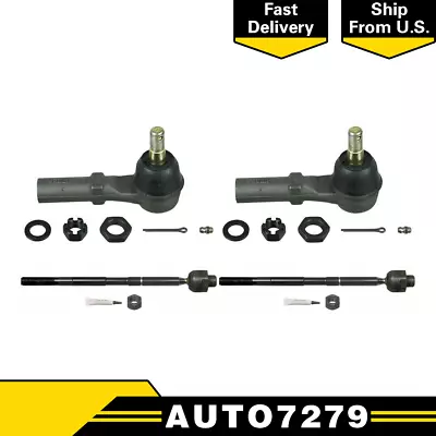 Moog Steering Tie Rod Ends Inner & Outer 4 Pcs For Dodge Ram 1500 2002 2003 2004 • $180.52