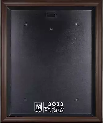 LAFC 2022 MLS Cup Champs Brown Framed Team Logo Jersey Display Case • $279.99