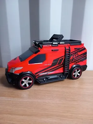 Micro Machines SVC Red Super Van City Transforming Playset 2020 Hasbro With Cars • £29