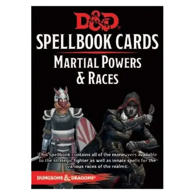 $21.99 • Buy D&D Spellbook Cards Martial Powers & Races Deck (61 Cards) Revised 2017 Edition