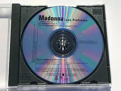 Madonna – Love Profusion (CD Single Promo 2004) ☆*RARE*☆ PRO-CD-101259 • $78.95