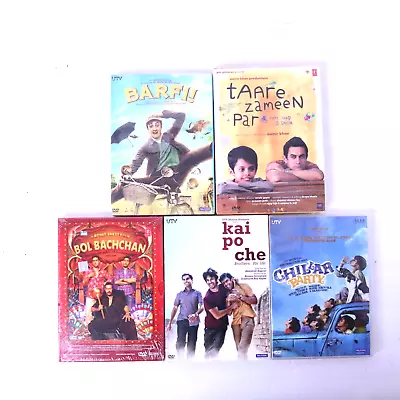 Bollywood DVD Lot Of 5 Indian Movies - W/ English Subtitle New Sealed Hindi • $44.95