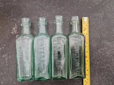 £17.95 • Buy Vintage Glasgow & Edinburgh Green Glass Bottles. Symington & Co, Patersons, Etc.