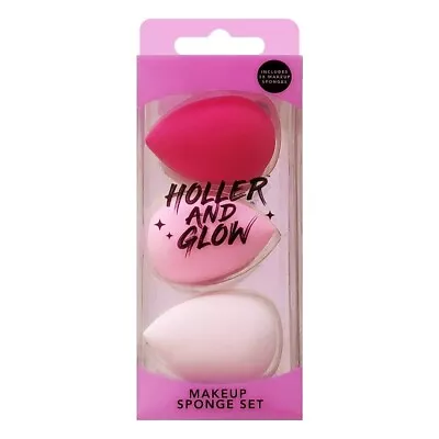 Holler And Glow Makeup Beauty Blender Sponge Set - 3ct • $4.99