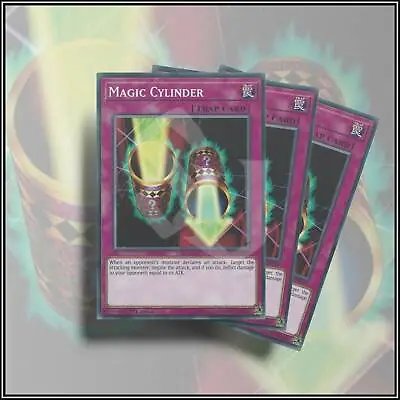 YuGiOh Magic Cylinder X3 | YUGI'S DECK ▪️ SUPER RARE CARD ▪️ 1ST EDITION 💎 • $9