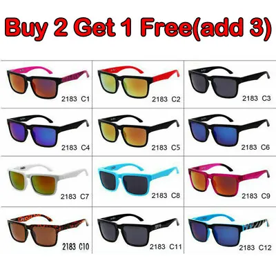 HOT 12COLOR Ken Block Classic Cycling Sports Retro Sunglasses  Eyewear SPY2183 • £2.39