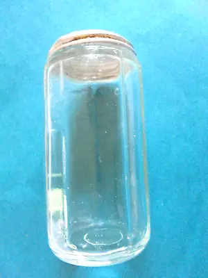 Vintage Clear Glass Hoosier Spice Jar Or Salt Shaker Panel Design • $6.99