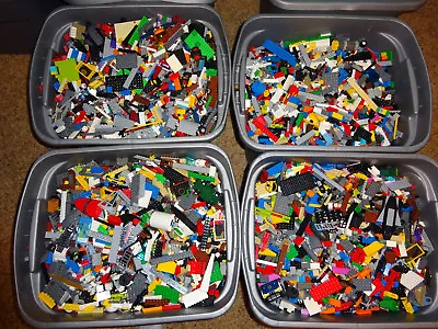 3 Pound LBS Of Bulk Lego Cleaned Sanitized Bricks & Other Assorted Pieces Lot • $36