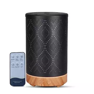 Essential Oil Aroma And Remote Diffuser - 100ml Metal Art Air Mist Humidifier • $49.99